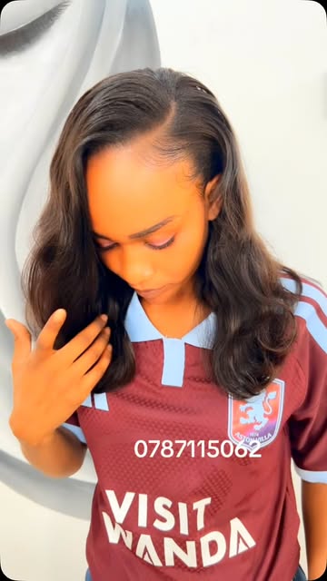 Smooth side part with soft turned ends